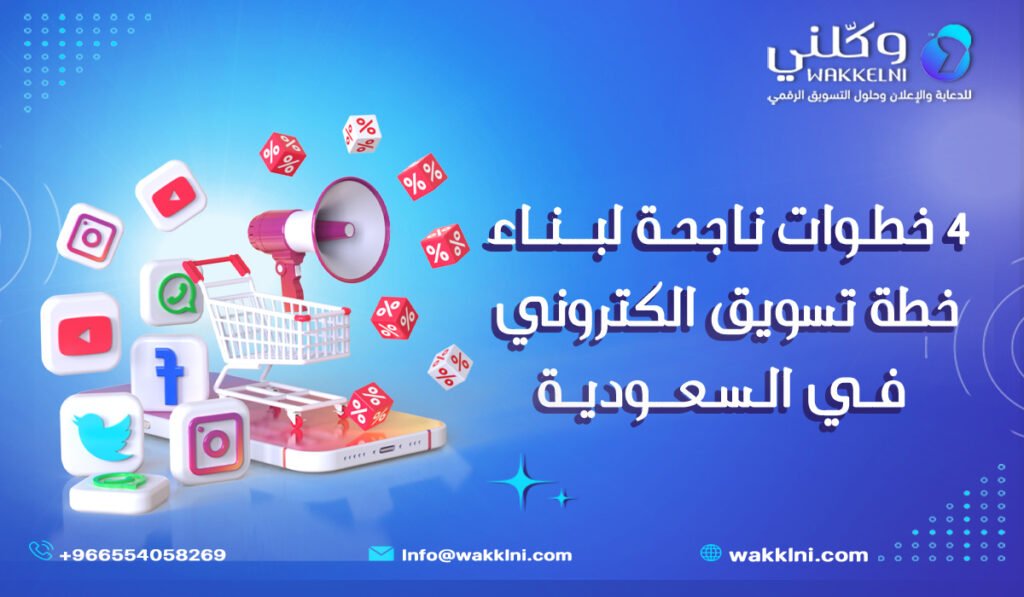 أهم 4 خطوات ناجحة لبناء خطة تسويق الكتروني في السعودية لشركات العقارات